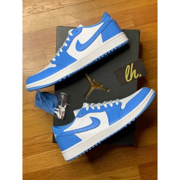Size 11 Air Jordan 1 Low "UNC Golf" - Picture 5 of 5